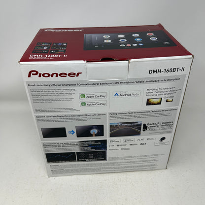 New Pioneer DMH-160BT 6.8" Touchscreen Apple CarPlay Android Auto Bluetooth