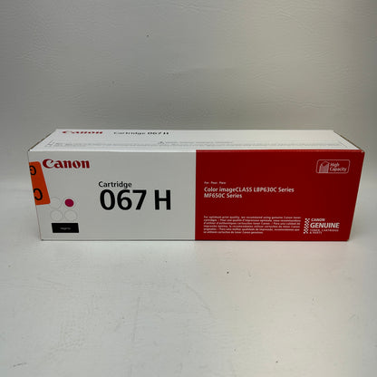 New Canon 067H Magenta Toner Cartridge 5104C001