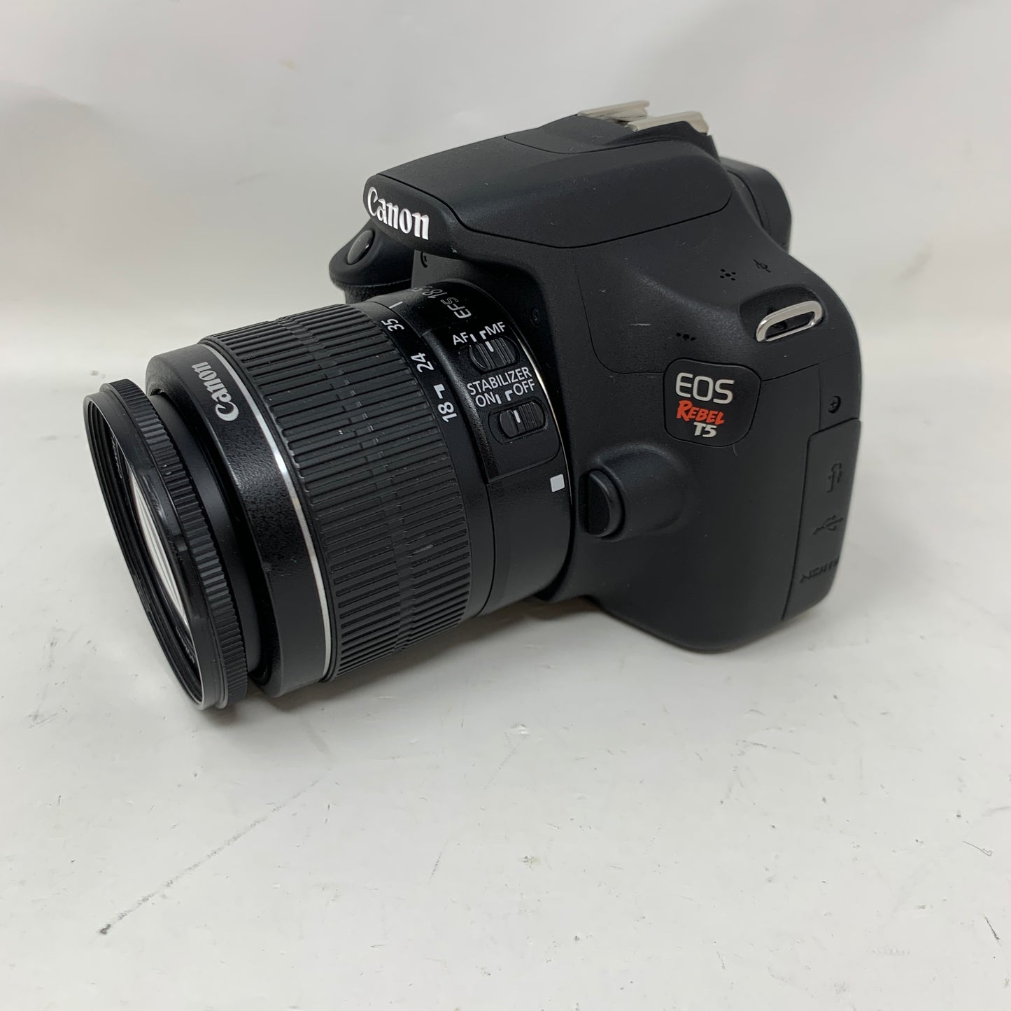 Canon EOS Rebel T5 18.0 MP Digital DSLR Camera Black w/ Lens