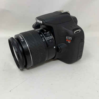 Canon EOS Rebel T5 18.0 MP Digital DSLR Camera Black w/ Lens