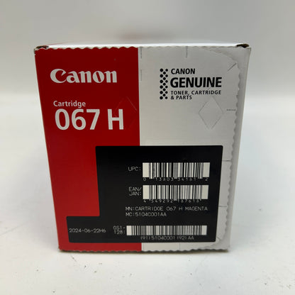 New Canon 067H Magenta Toner Cartridge 5104C001