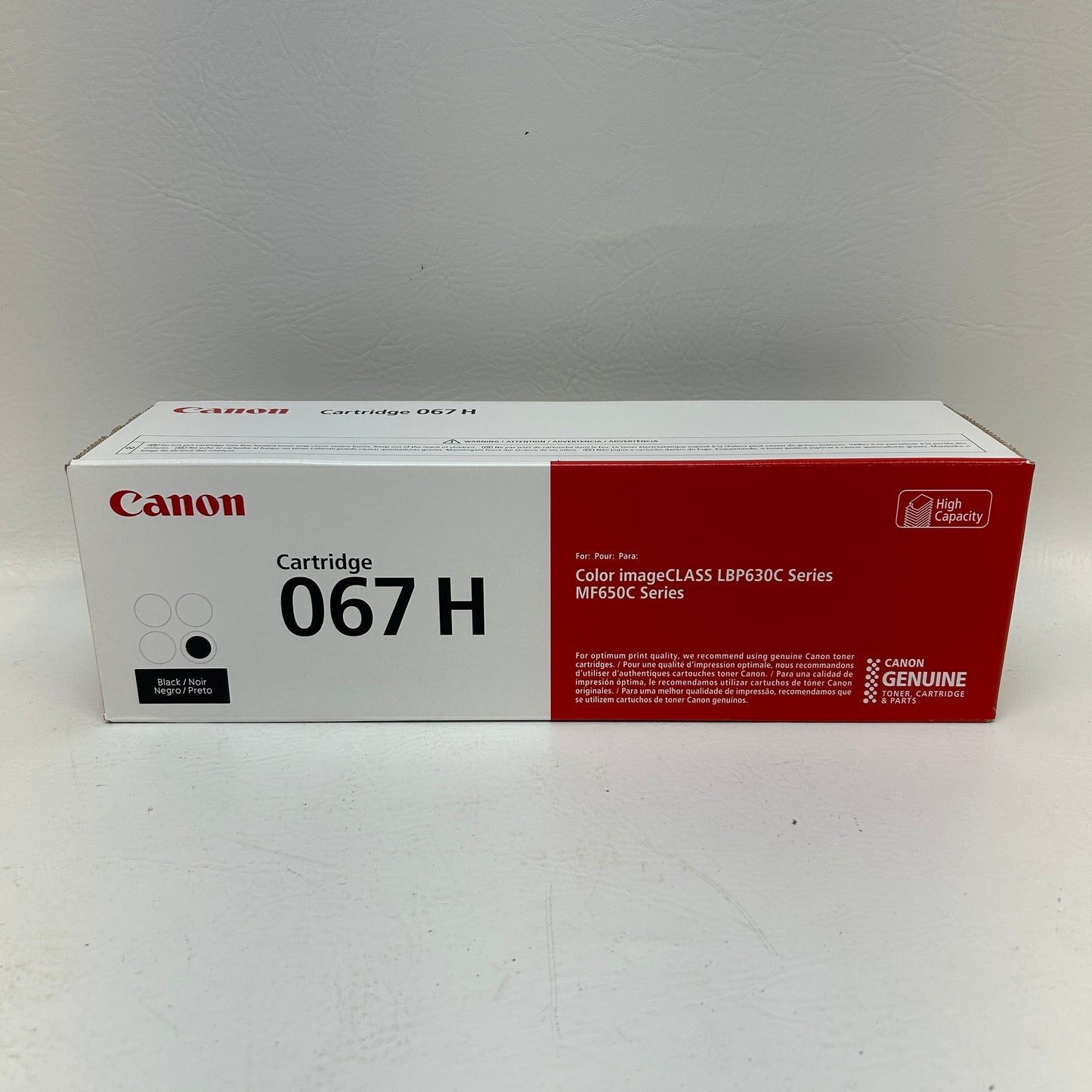 New Canon 067H Black Toner Cartridge 5106C001