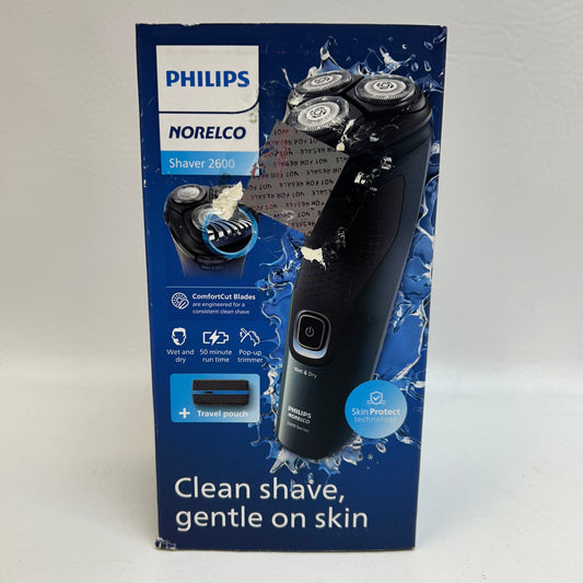 New Philips Norelco Series 2600 Rechargeable Wet & Dry Shaver Trimmer X3052/91
