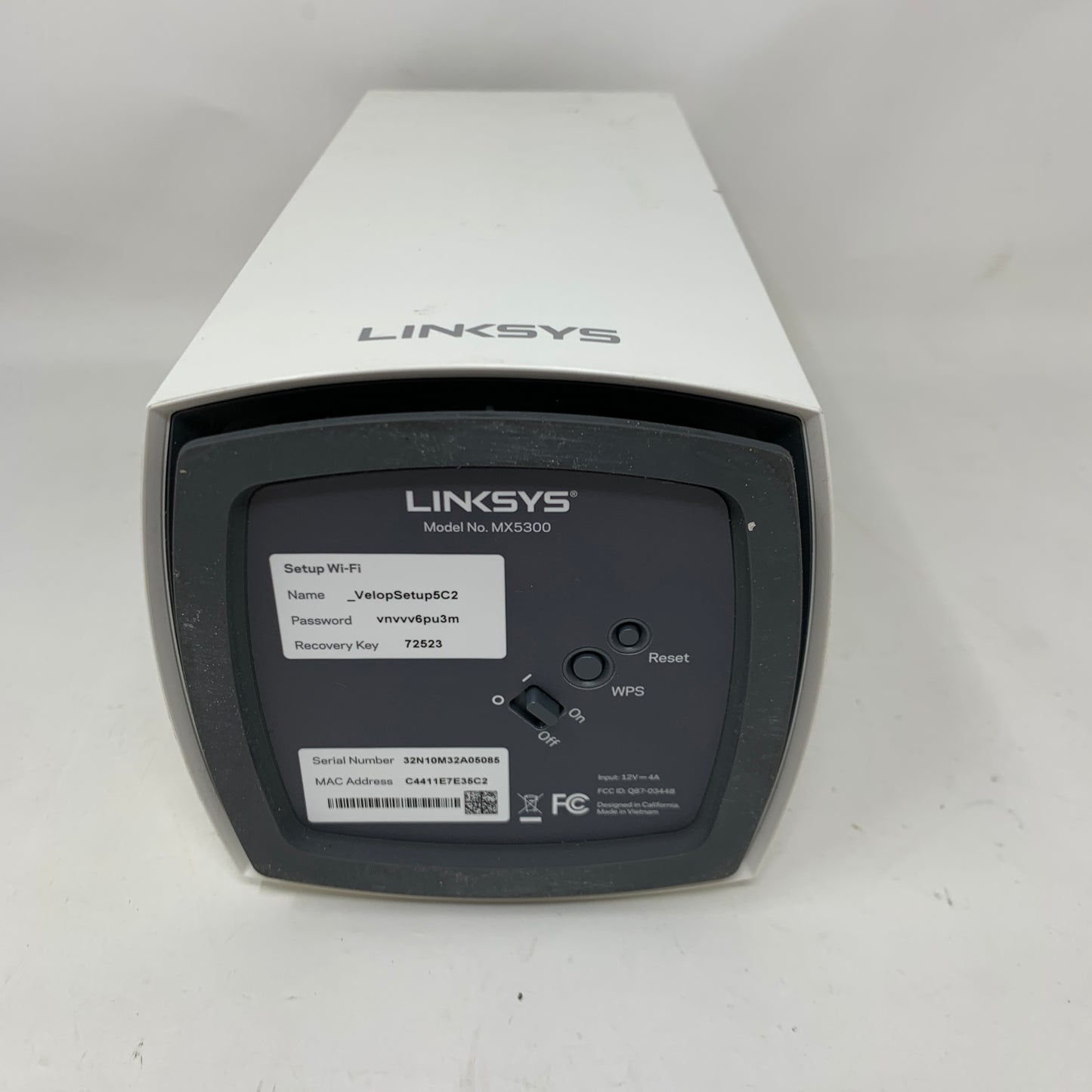 Linksys Velop MX5300 AX5300 Tri-Band WiFi 6 Whole Home Mesh Router