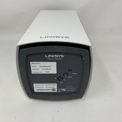 Linksys Velop MX5300 AX5300 Tri-Band WiFi 6 Whole Home Mesh Router