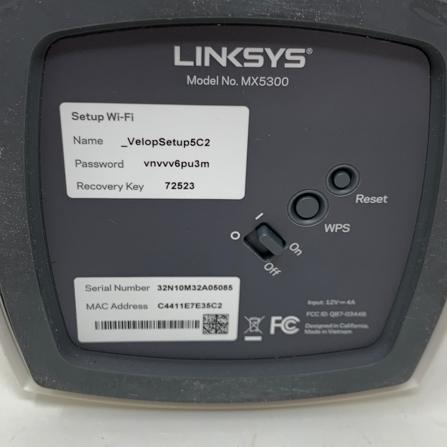 Linksys Velop MX5300 AX5300 Tri-Band WiFi 6 Whole Home Mesh Router