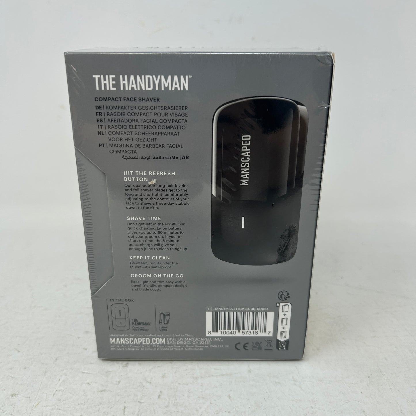 New Manscaped The Handyman Compact Face Shaver 30-00150