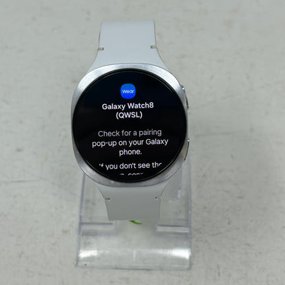 Unlocked Samsung Galaxy Watch8 Armor Aluminum SM-L325U White