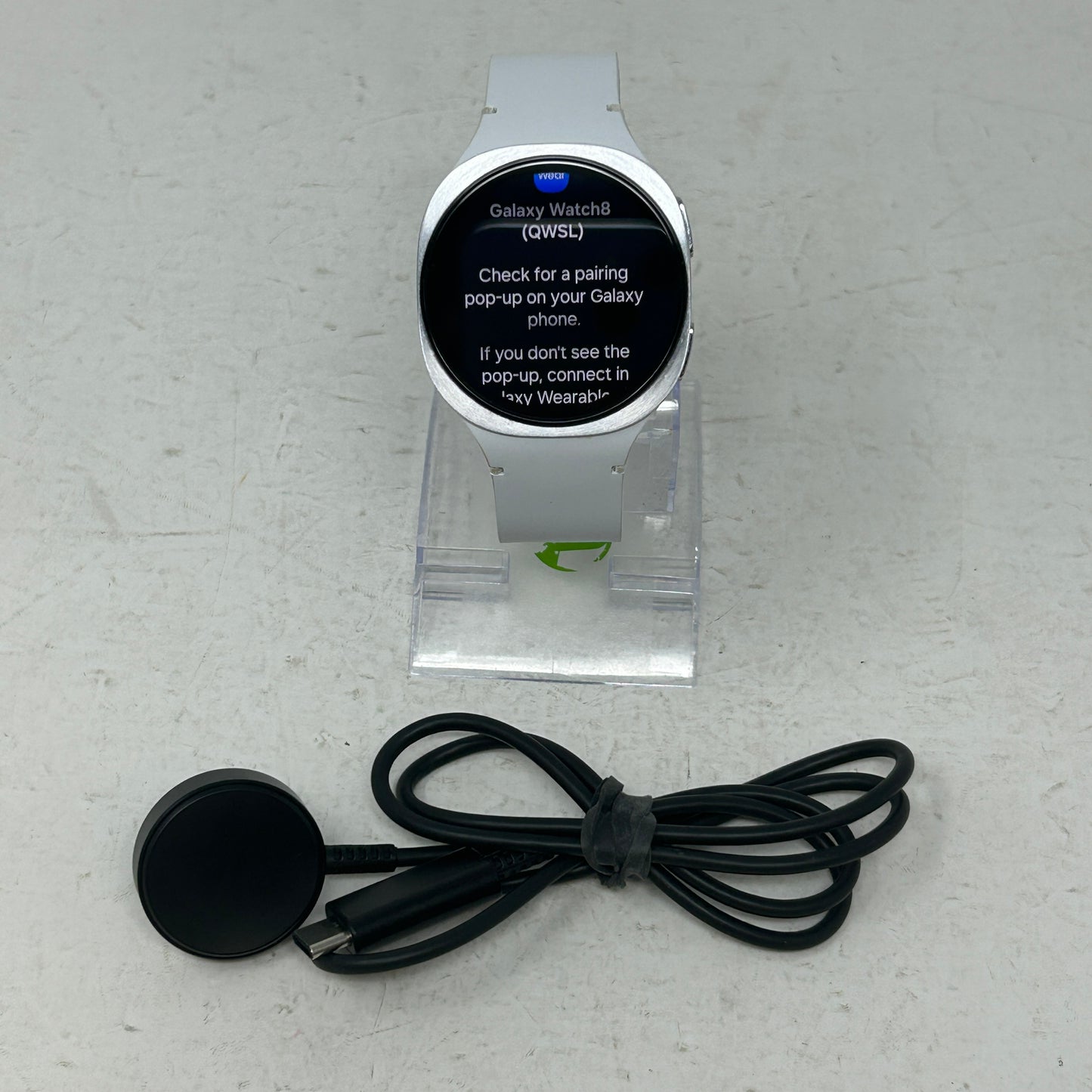 Unlocked Samsung Galaxy Watch8 Armor Aluminum SM-L325U White