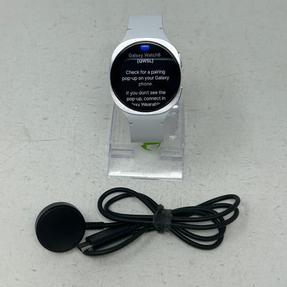 Unlocked Samsung Galaxy Watch8 Armor Aluminum SM-L325U White