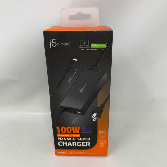 New J5 Create 100W PD USB-C™ Super Charger JUP2290