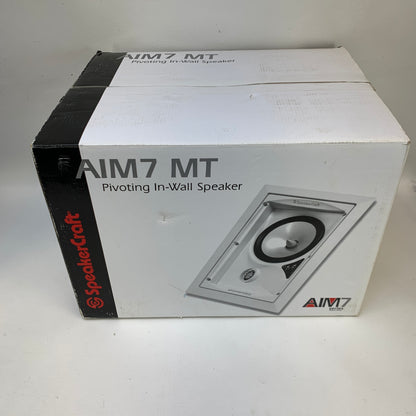 New SpeakerCraft AIM7 MT One One in-Wall Speaker System White ASM81710