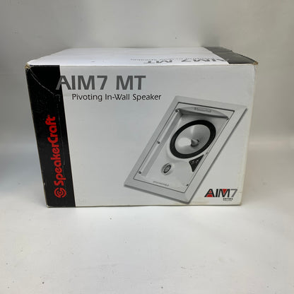 New SpeakerCraft AIM7 MT One One in-Wall Speaker System White ASM81710