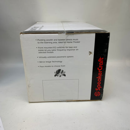 New SpeakerCraft AIM7 MT One One in-Wall Speaker System White ASM81710
