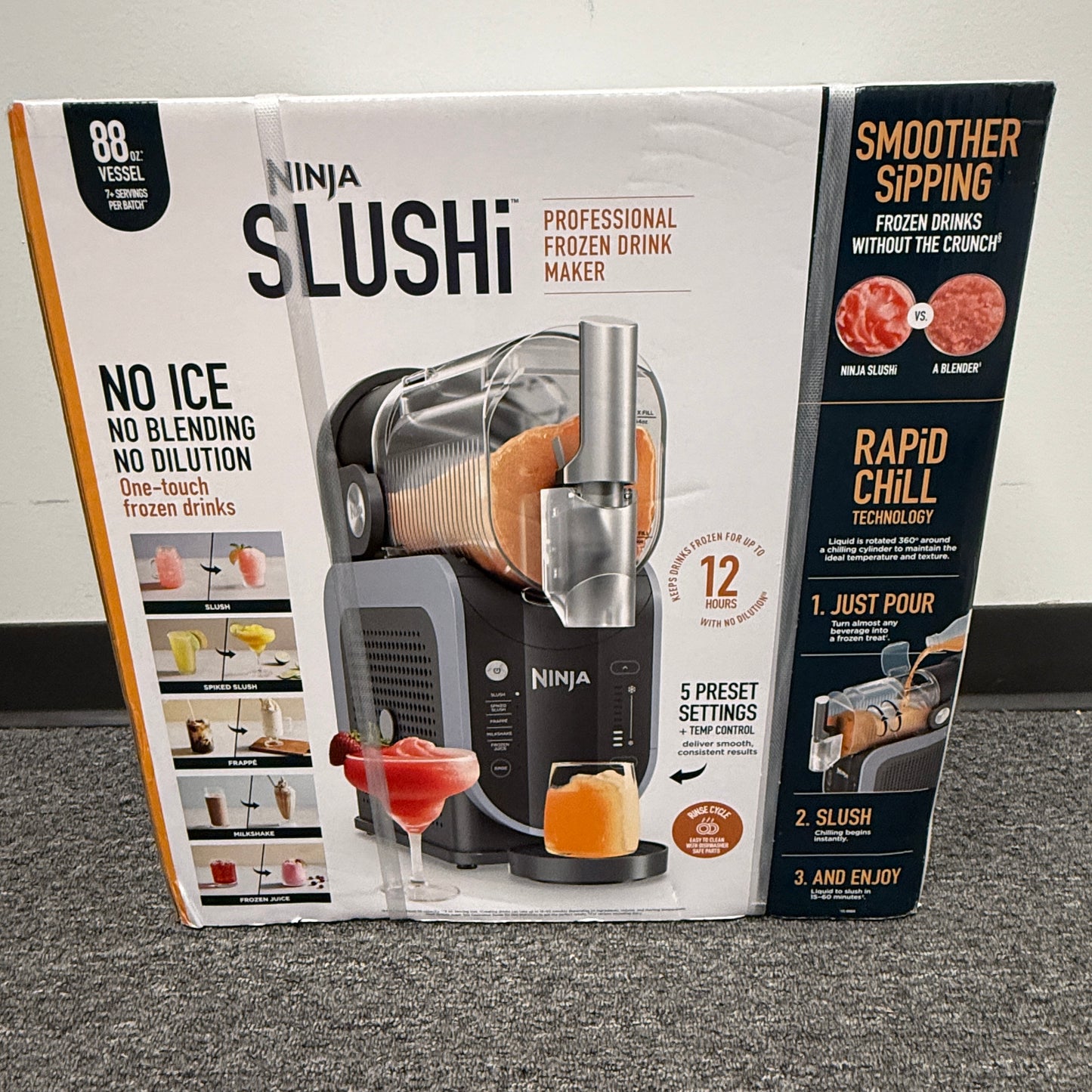 New Ninja SLUSHi FS301 2Qt Professional Frozen Drink Maker Machine