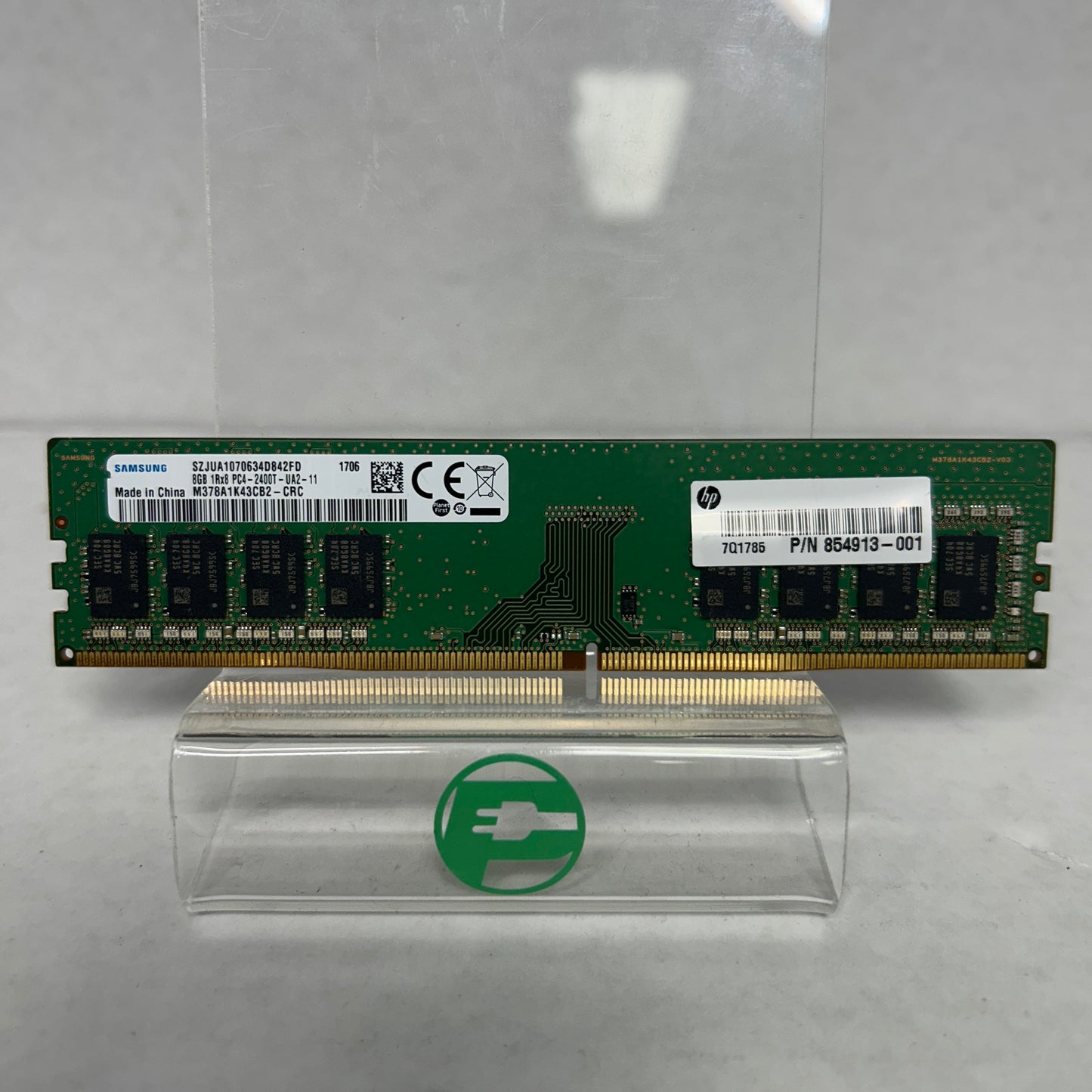 Samsung 1Rx8 PC4-2400T-UA2-11 8GB (1x8GB) RAM DDR4 2400MHz M378A1K43CB2-CRC