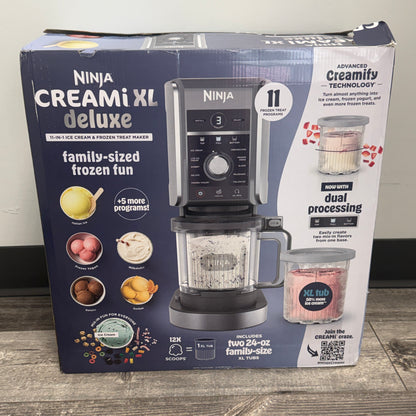 New Ninja CREAMi Deluxe XL 11-in-1 Ice Cream & Frozen Treat Maker NC501