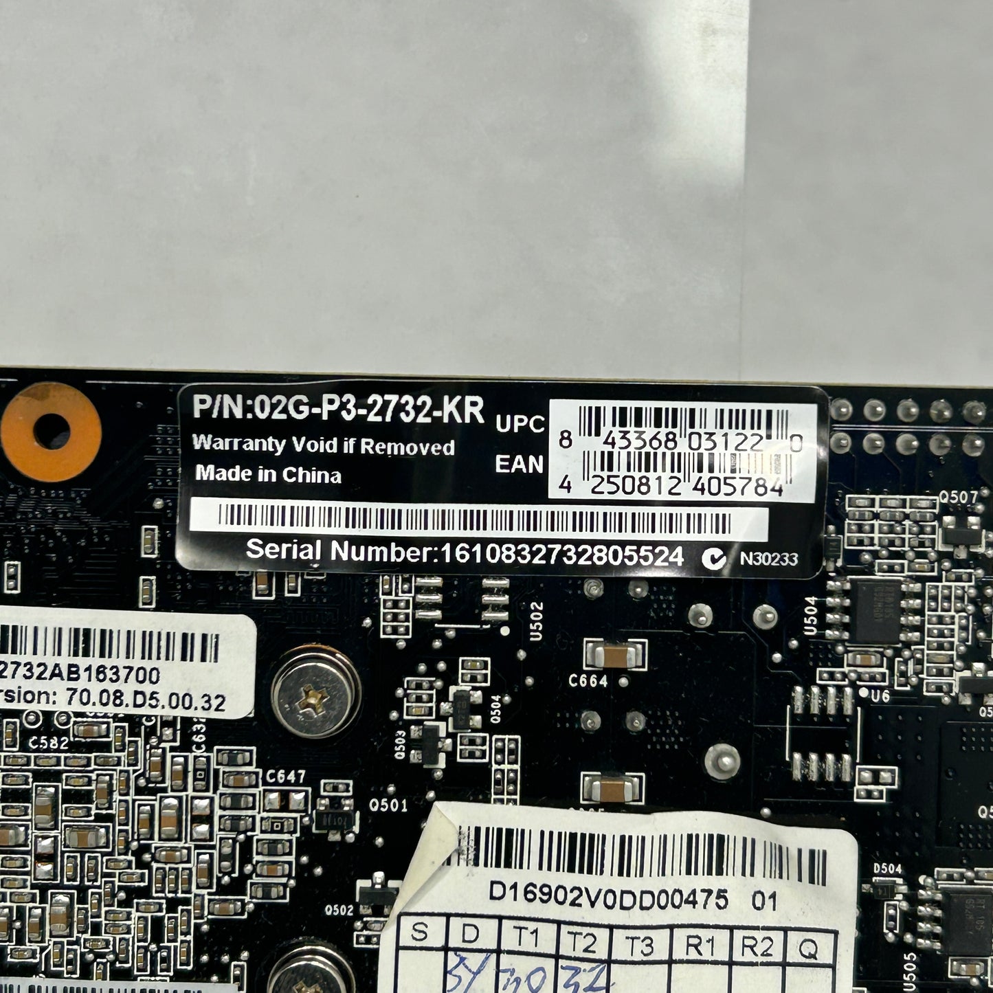 EVGA NVIDIA GeForce GT 730 2GB DDR3 Graphics Card 02G-P3-2732-KR Low Profile