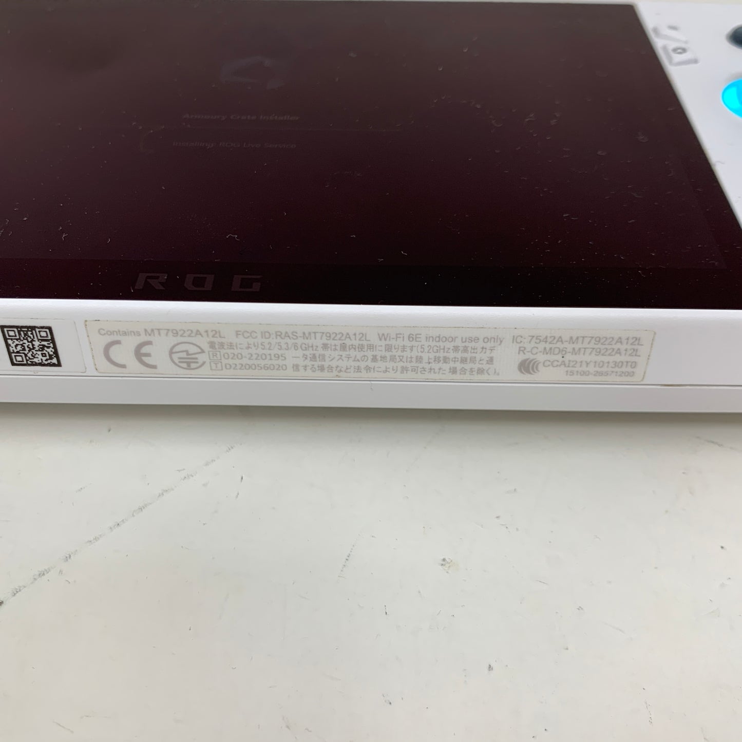 Asus ROG Ally 7" AMD Ryzen Z1 16GB RAM 512GB White RC71L-ALLY.Z1_512