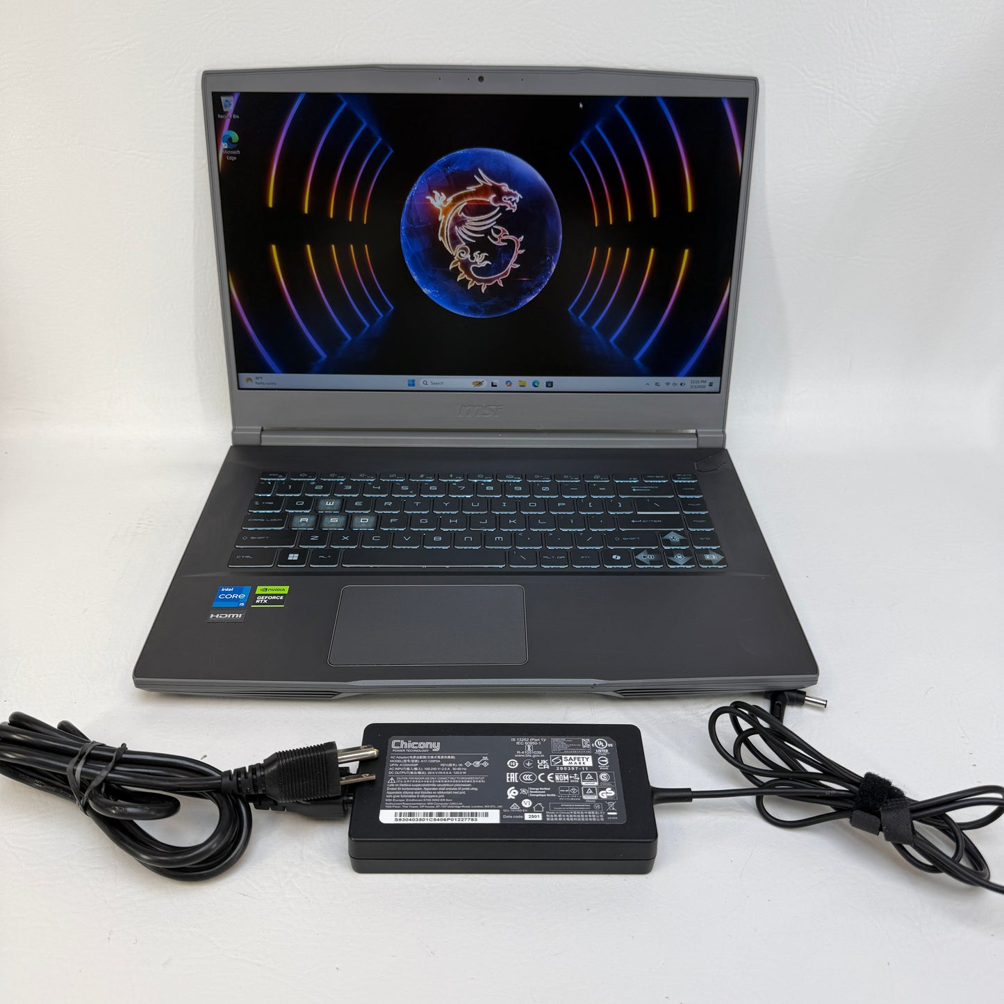 MSI Thin 15 B13VE 15.6" i5-13420H 2.1GHz 16GB RAM 512GB SSD GeForce RTX 4050