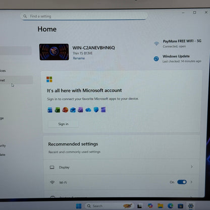 MSI Thin 15 B13VE 15.6" i5-13420H 2.1GHz 16GB RAM 512GB SSD GeForce RTX 4050
