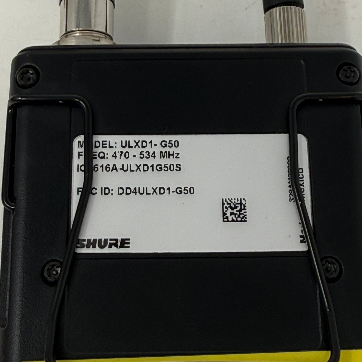 Shure ULXD4 G50 Digital Wireless Microphone Receiver System