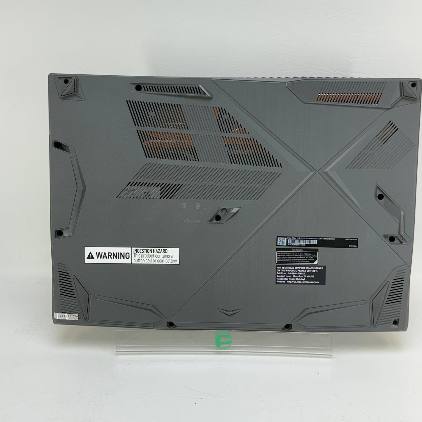 MSI Thin 15 B13VE 15.6" i5-13420H 2.1GHz 16GB RAM 512GB SSD GeForce RTX 4050