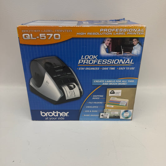 New Brother QL-570 Direct Thermal Label Printer PC/Mac Compatible
