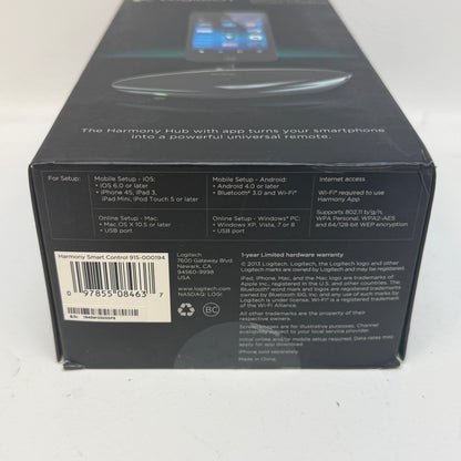Logitech Harmony Smart Control 915-000194 Hub & Remote