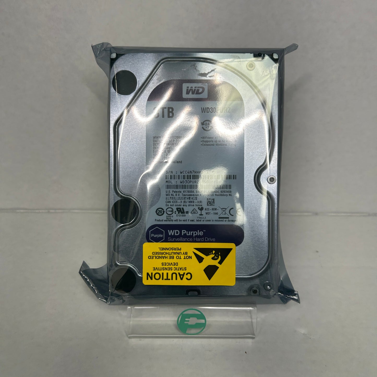 Western Digital WD 3.5" WD30PURZ-85GU6Y0 3TB SATA III 6Gbps HDD