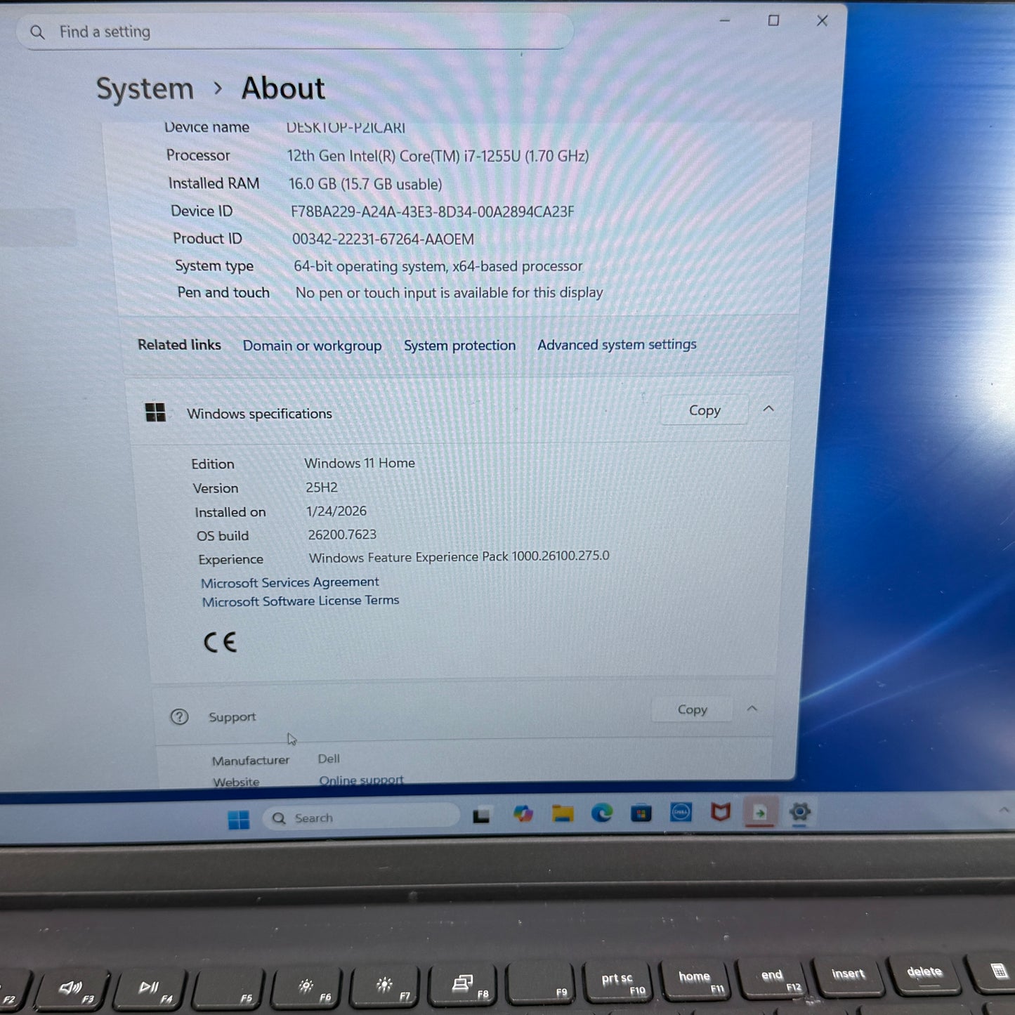 Dell Inspiron 3520 15.6" i7-1255U 1.7GHz 16GB RAM 1TB SSD