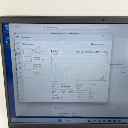 Dell Inspiron 3520 15.6" i7-1255U 1.7GHz 16GB RAM 1TB SSD