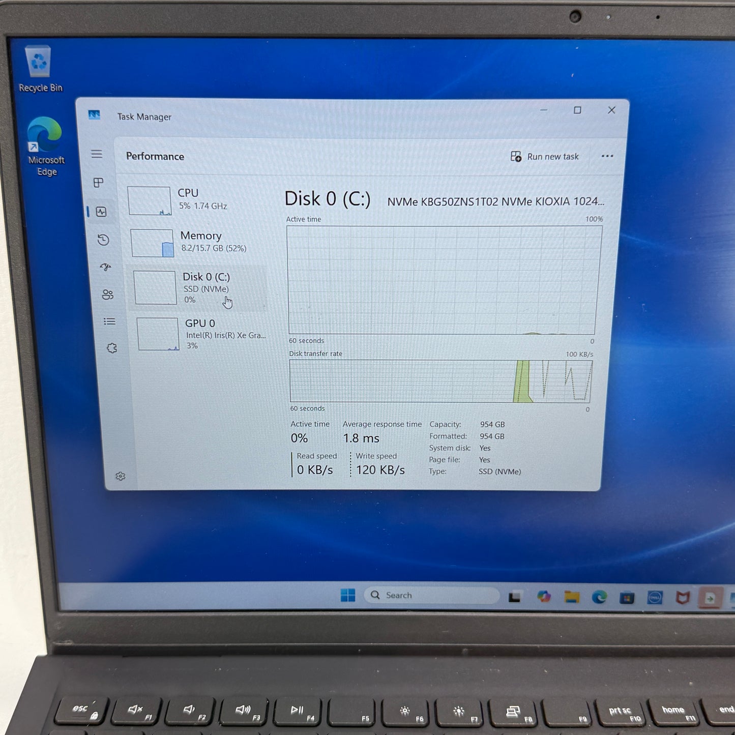 Dell Inspiron 3520 15.6" i7-1255U 1.7GHz 16GB RAM 1TB SSD