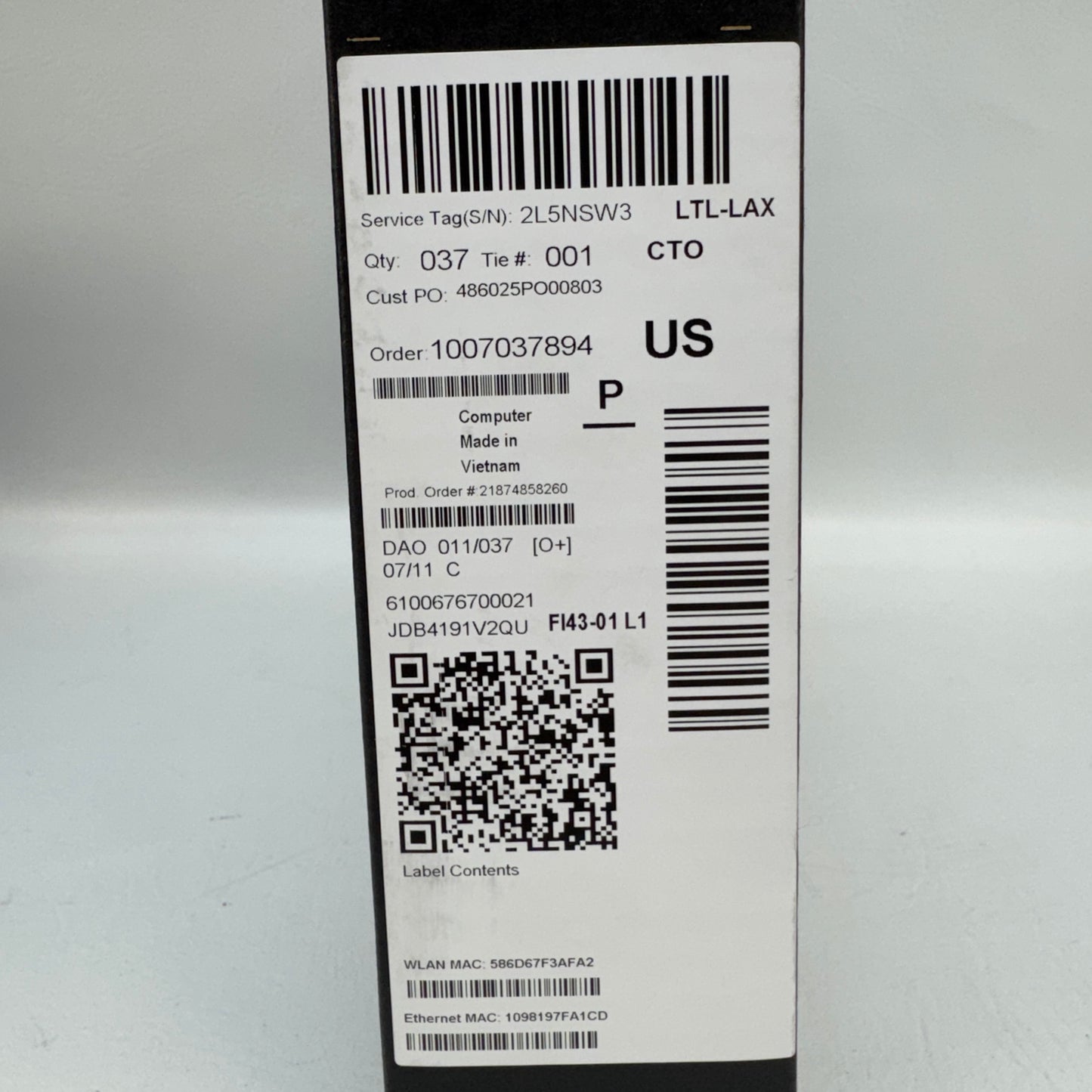 New Dell Latitude 5450 14" Core Ultra 7 165U 1.7GHz 32GB RAM 1TB SSD