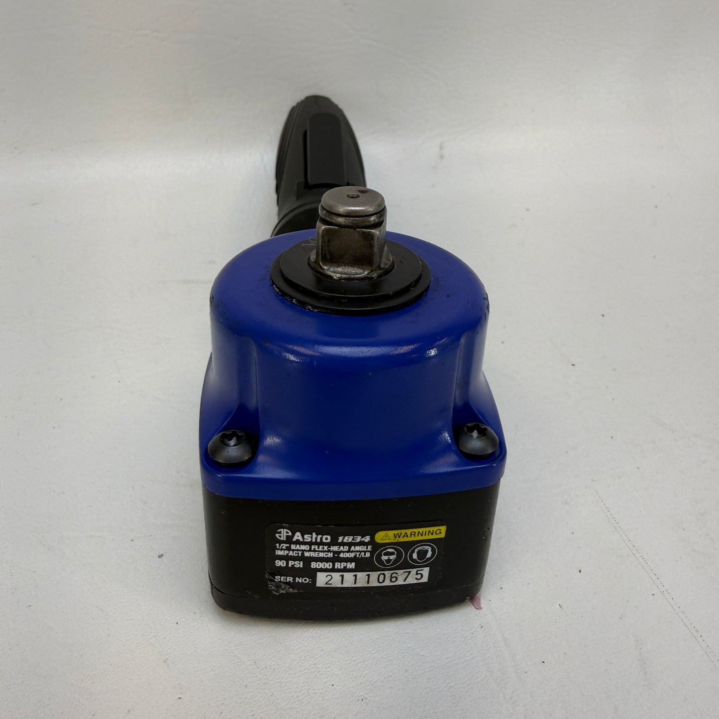 Astro 1834 1/2" Nano Flex-Head Angle Impact Wrench 400 ft-lb Pneumatic Air