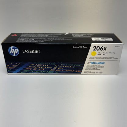 New HP 206X W2112X Yellow Toner Cartridge