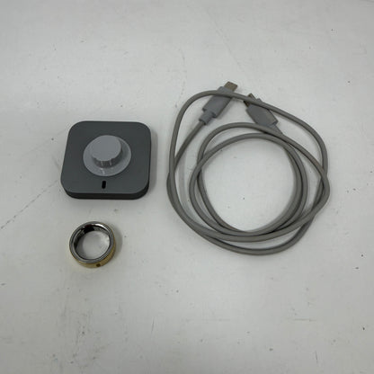 Oura Ring 4 Gold Size 8 Smart Sleep Fitness & Heart Rate Tracker JZ90-54216-08
