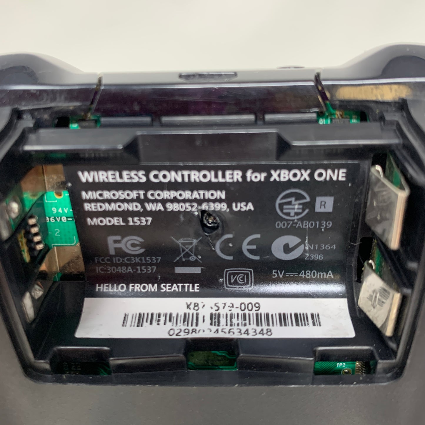 Xbox One Controller Call of Duty Advanced Warfare Gray Model 1537