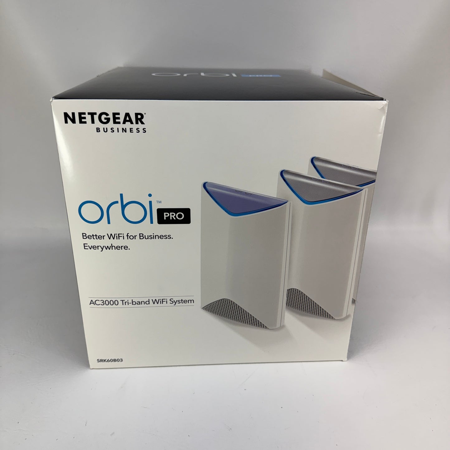 NetGear Orbi Pro AC3000 Tri-Band WiFi Mesh System SRK60B03-100NAS Router