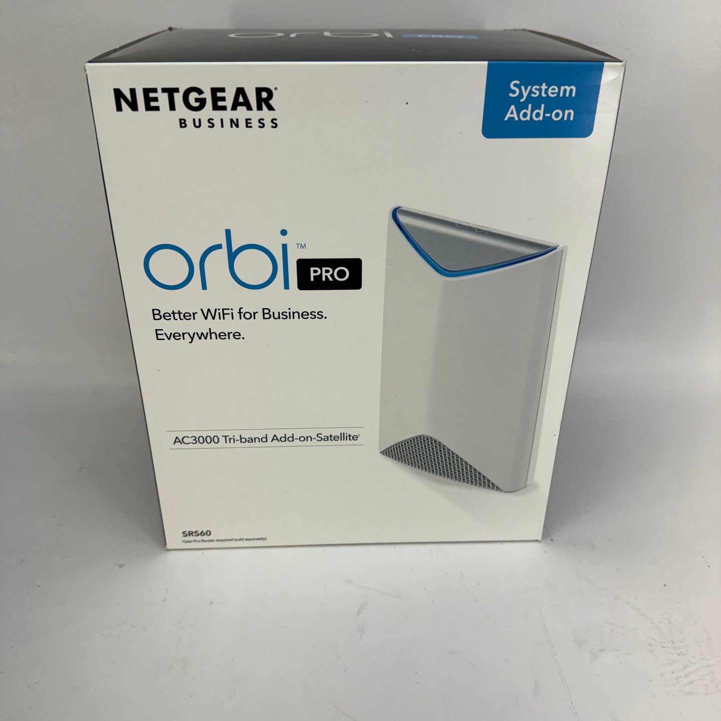 NetGear Orbi Pro AC3000 Tri-Band Add-on WiFi Satellite SRS60-100NAS Extender