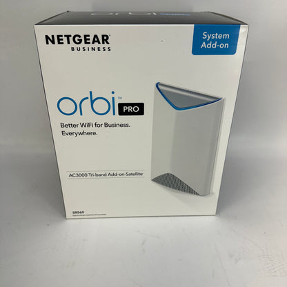 NetGear Orbi Pro AC3000 Tri-Band Add-on WiFi Satellite SRS60-100NAS Extender