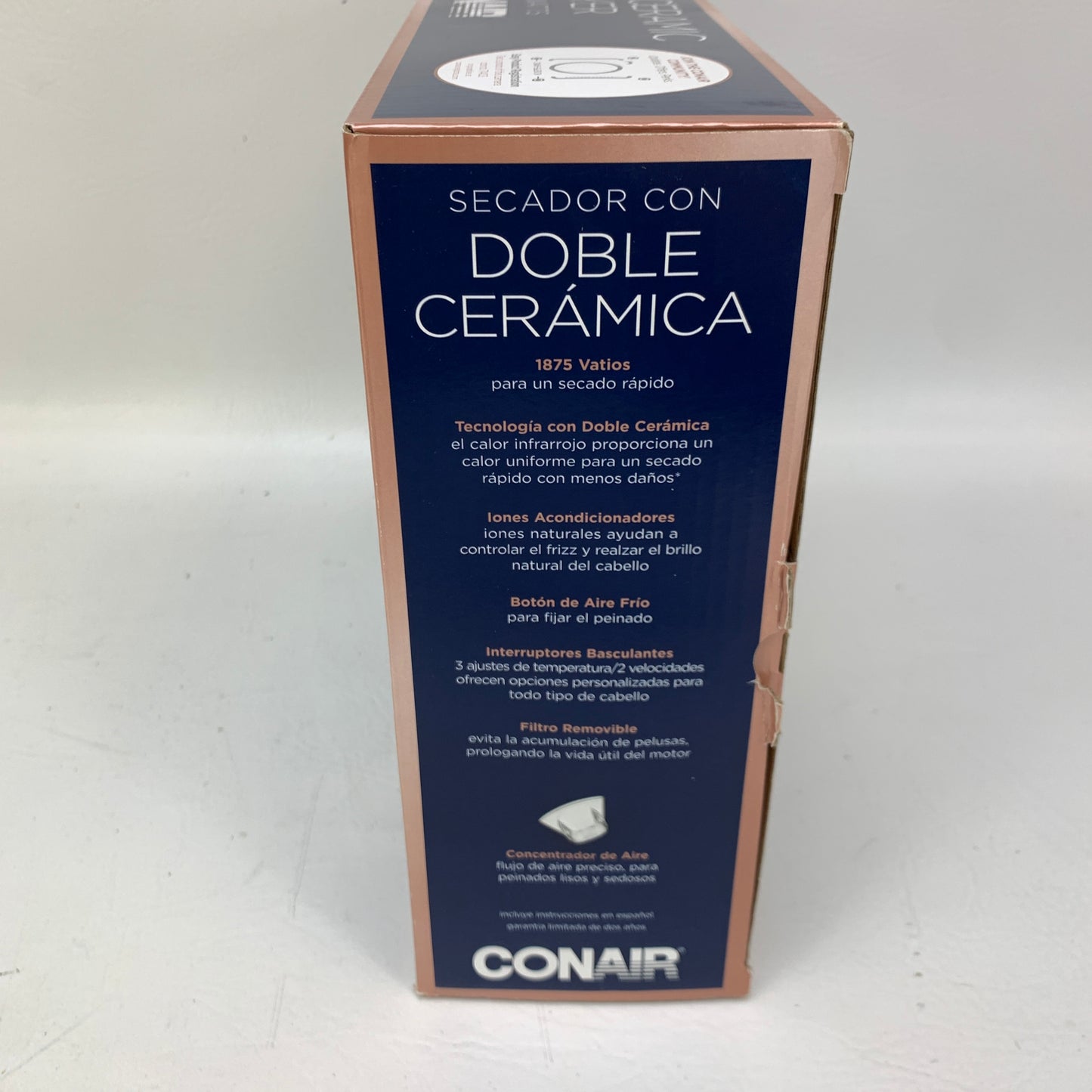 New Conair 565DCR Double Ceramic Hair Dryer White