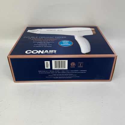 New Conair 565DCR Double Ceramic Hair Dryer White