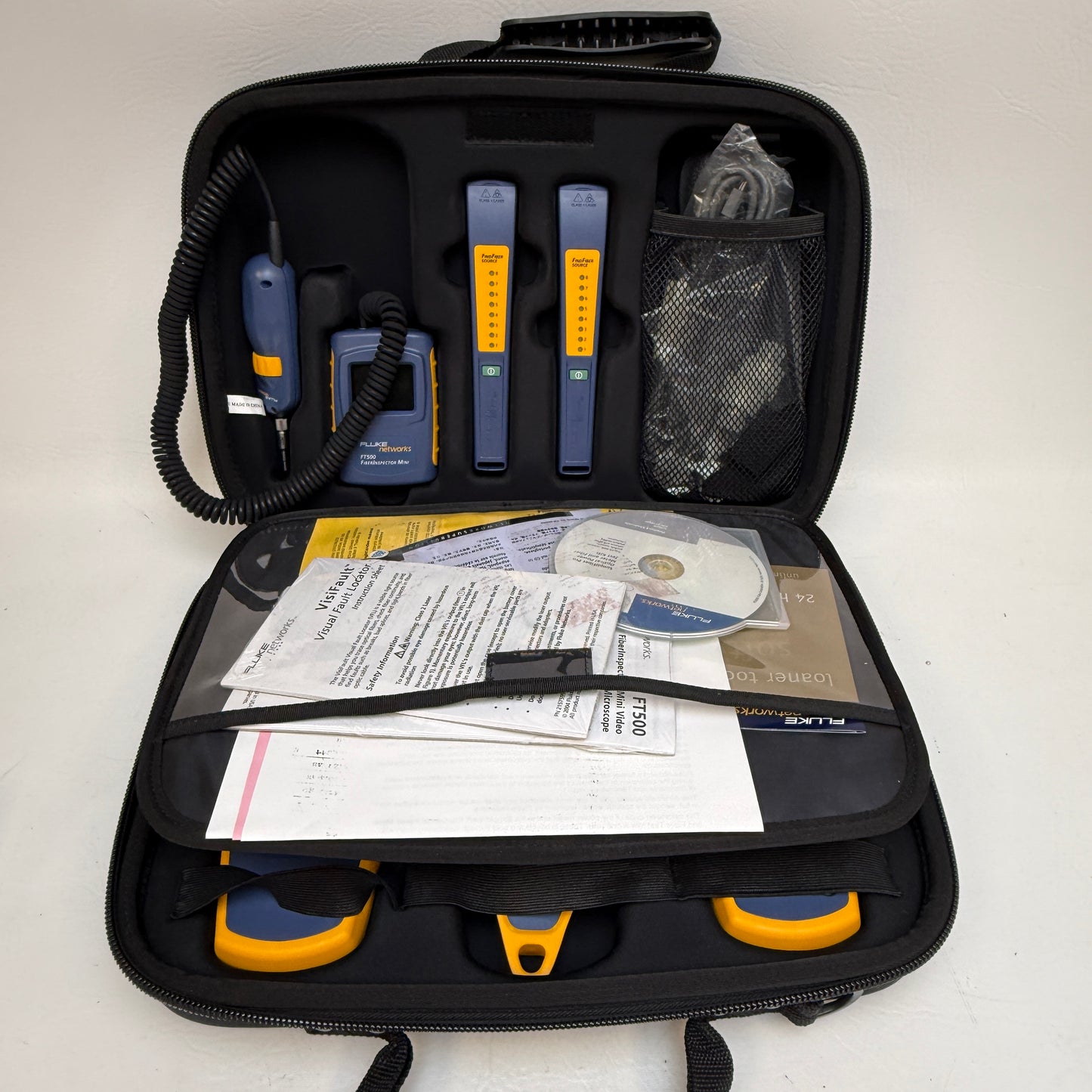 Fluke Networks FT500 FiberInspector Mini Video Microscope 