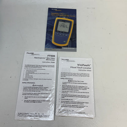 Fluke Networks FT500 FiberInspector Mini Video Microscope 