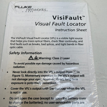 Fluke Networks FT500 FiberInspector Mini Video Microscope 