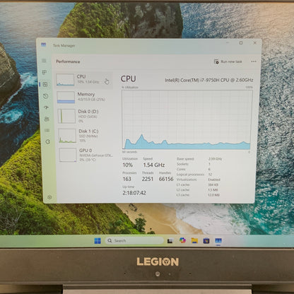 Lenovo Legion Y545 8SHOKP9 15.6" i7-9750H 2.6GHz 16GB RAM 1TB SSD GeForce GTX 