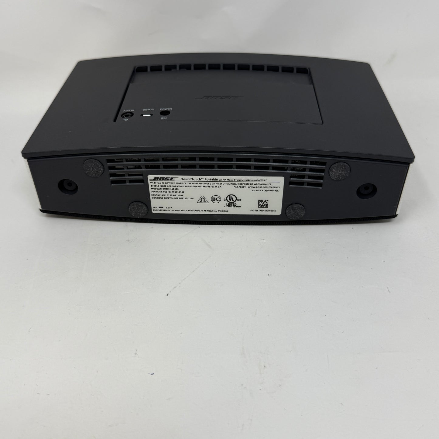 Bose SoundTouch Portable Wi-Fi Music System Wireless Speaker Black 412540