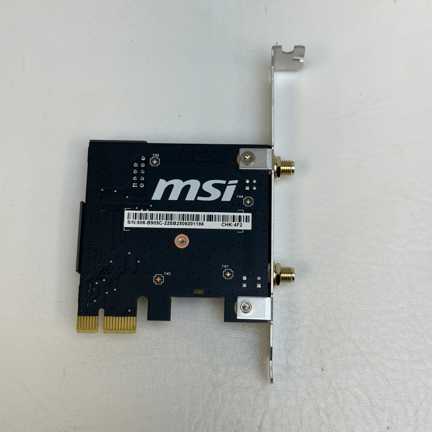MSI Harald-Be WIFI 7 MAX Tri-Band Wi-Fi 7 & Bluetooth 5.4 PCIe Adapter NCM865