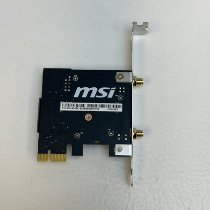 MSI Harald-Be WIFI 7 MAX Tri-Band Wi-Fi 7 & Bluetooth 5.4 PCIe Adapter NCM865